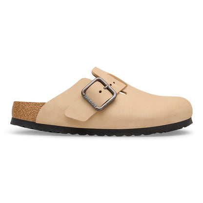 Boston Wire Buckle Nubuck Leather in Color Sandcastle | Birkenstock