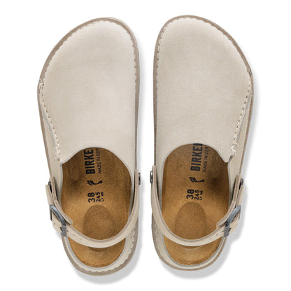 Lutry Premium Suede Suede Leather in Color Oyster | Birkenstock