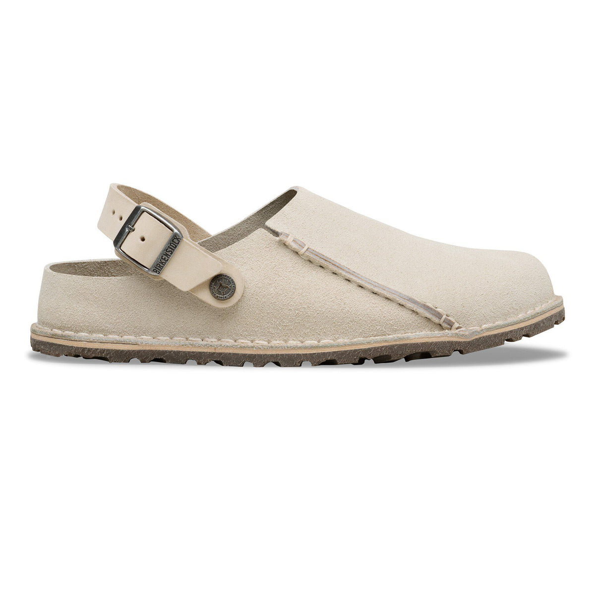 Lutry Premium Suede Suede Leather in Color Oyster | Birkenstock