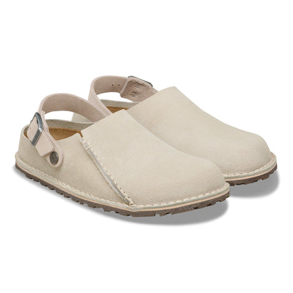 Lutry Premium Suede Suede Leather in Color Oyster | Birkenstock