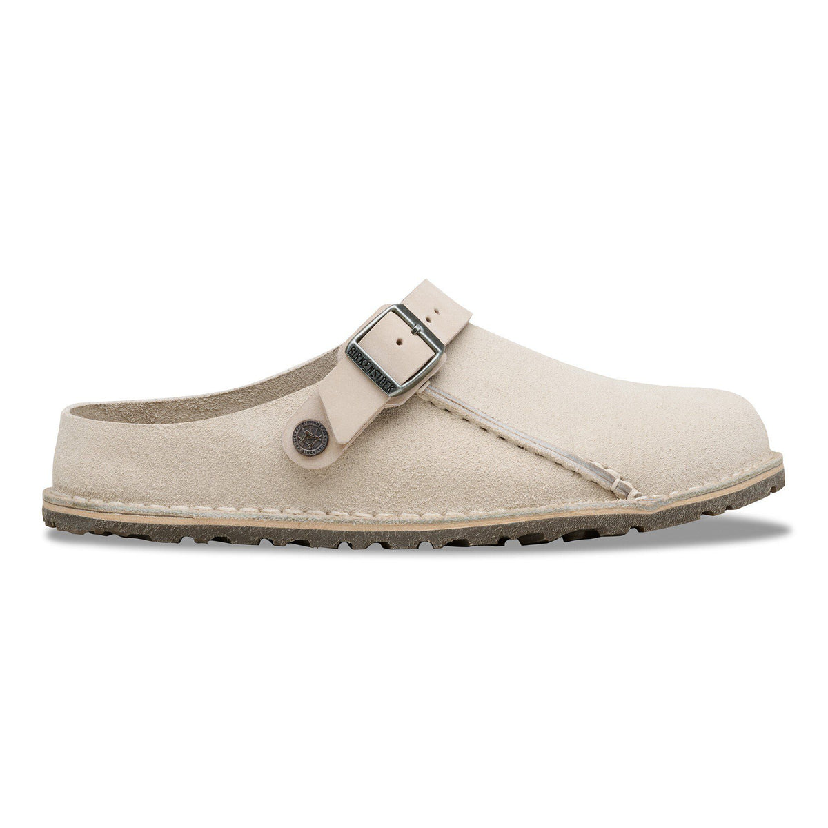 Lutry Premium Suede Suede Leather in Color Oyster | Birkenstock
