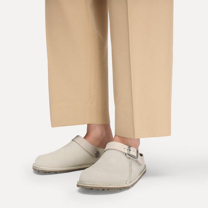 Lutry Premium Suede Suede Leather in Color Oyster | Birkenstock