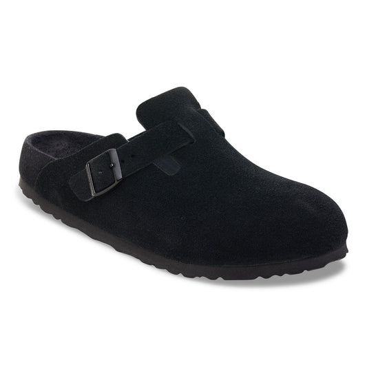 Boston Suede Leather in Color Black | Birkenstock