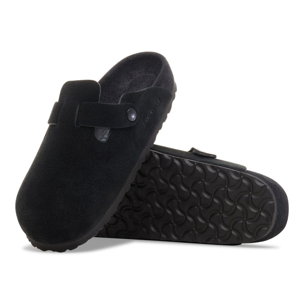 Boston Suede Leather in Color Black | Birkenstock