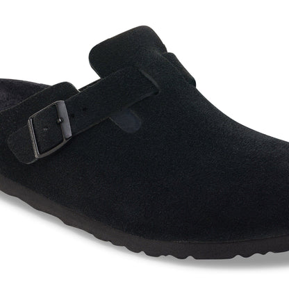 Boston Suede Leather in Color Black | Birkenstock