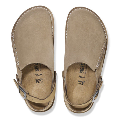 Lutry Premium Suede Suede Leather in Color Gray Taupe | Birkenstock