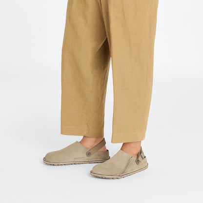 Lutry Premium Suede Suede Leather in Color Gray Taupe | Birkenstock