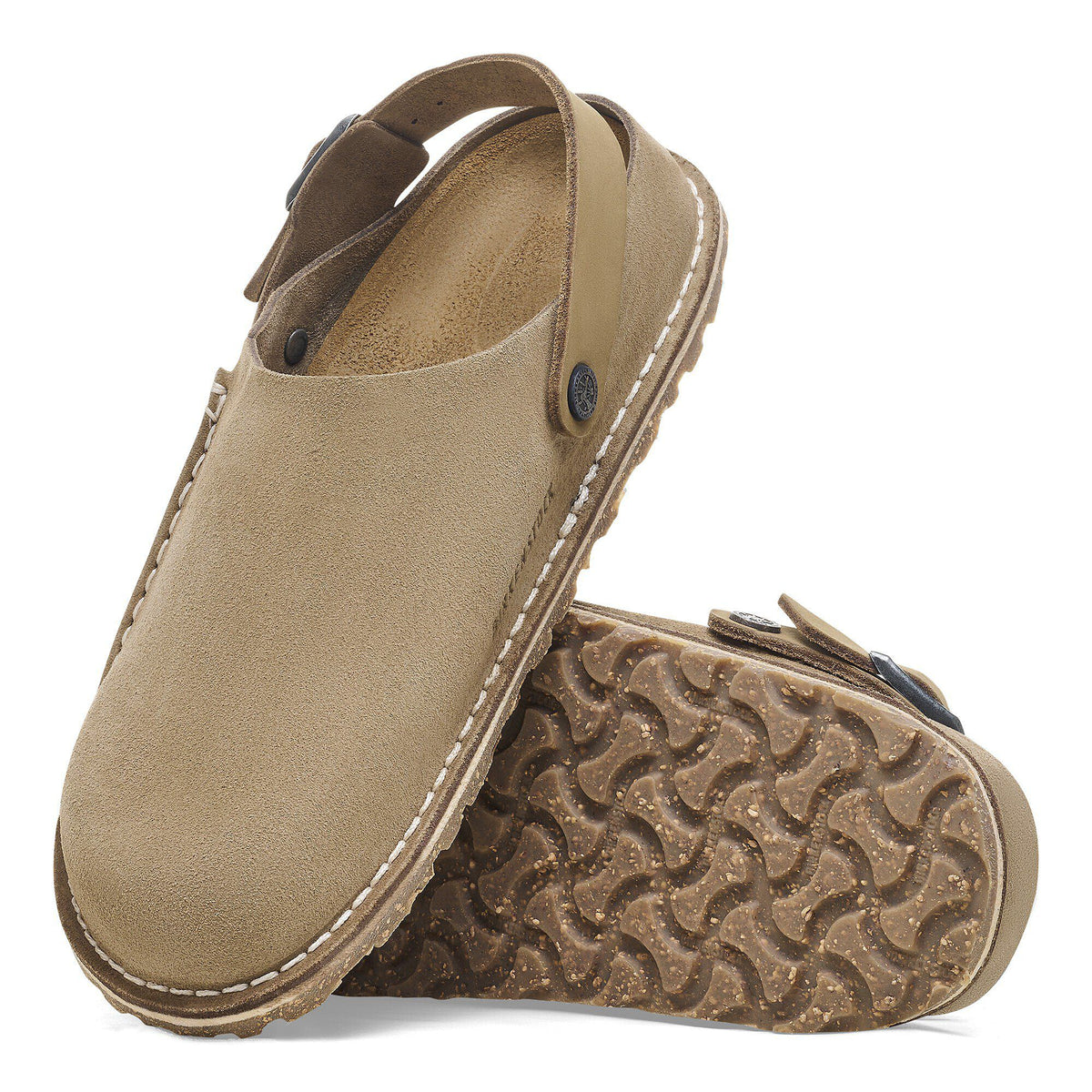 Lutry Premium Suede Suede Leather in Color Gray Taupe | Birkenstock