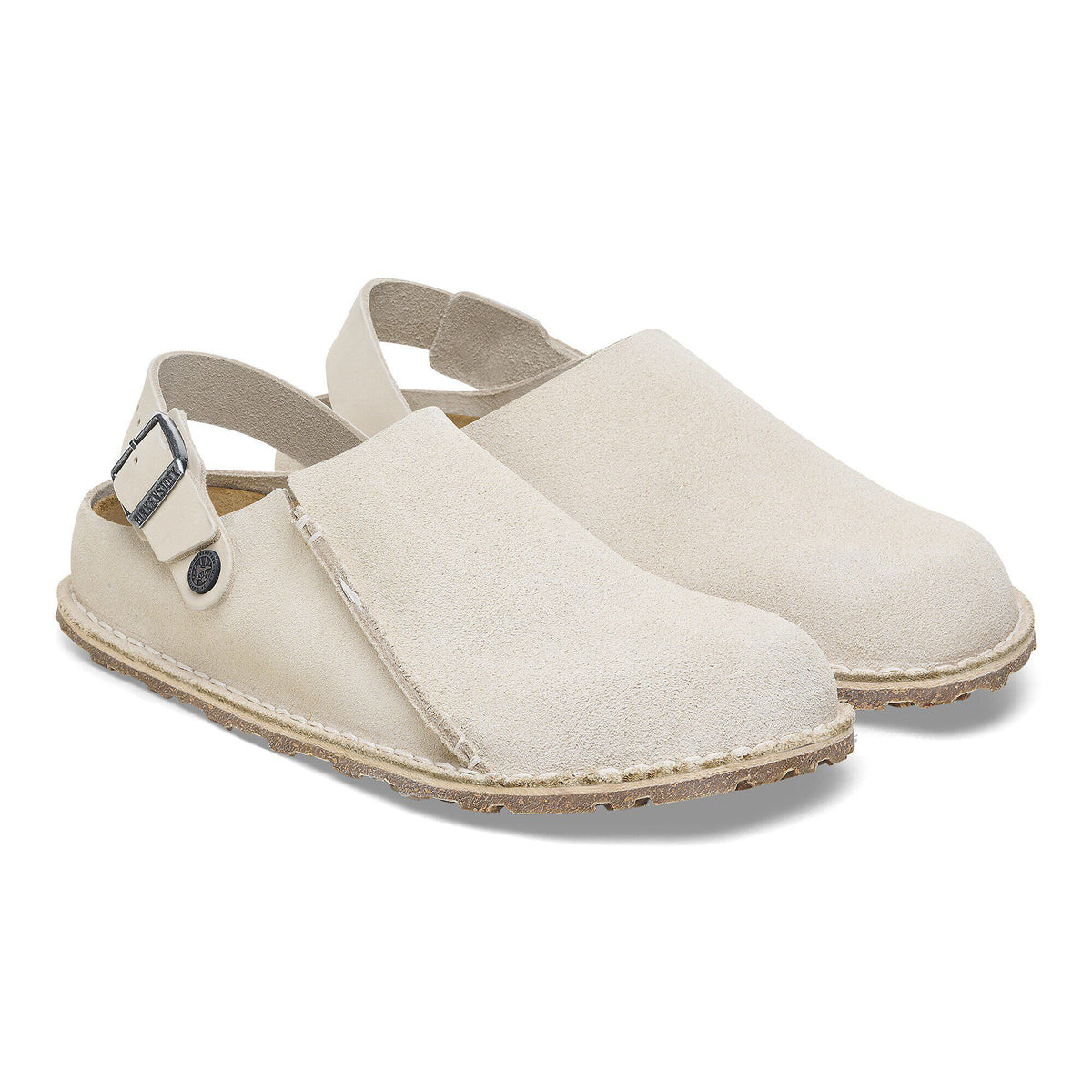 Lutry Premium Suede Suede Leather in Color Eggshell | Birkenstock
