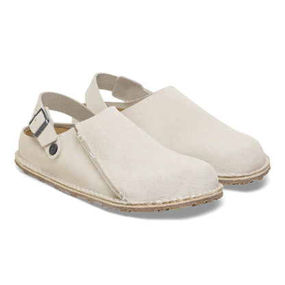 Lutry Premium Suede Suede Leather in Color Eggshell | Birkenstock