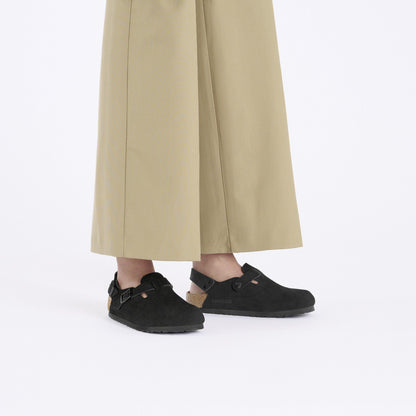 Tokio Suede Leather in Color Black | Birkenstock