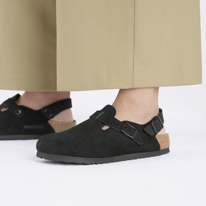 Tokio Suede Leather in Color Black | Birkenstock