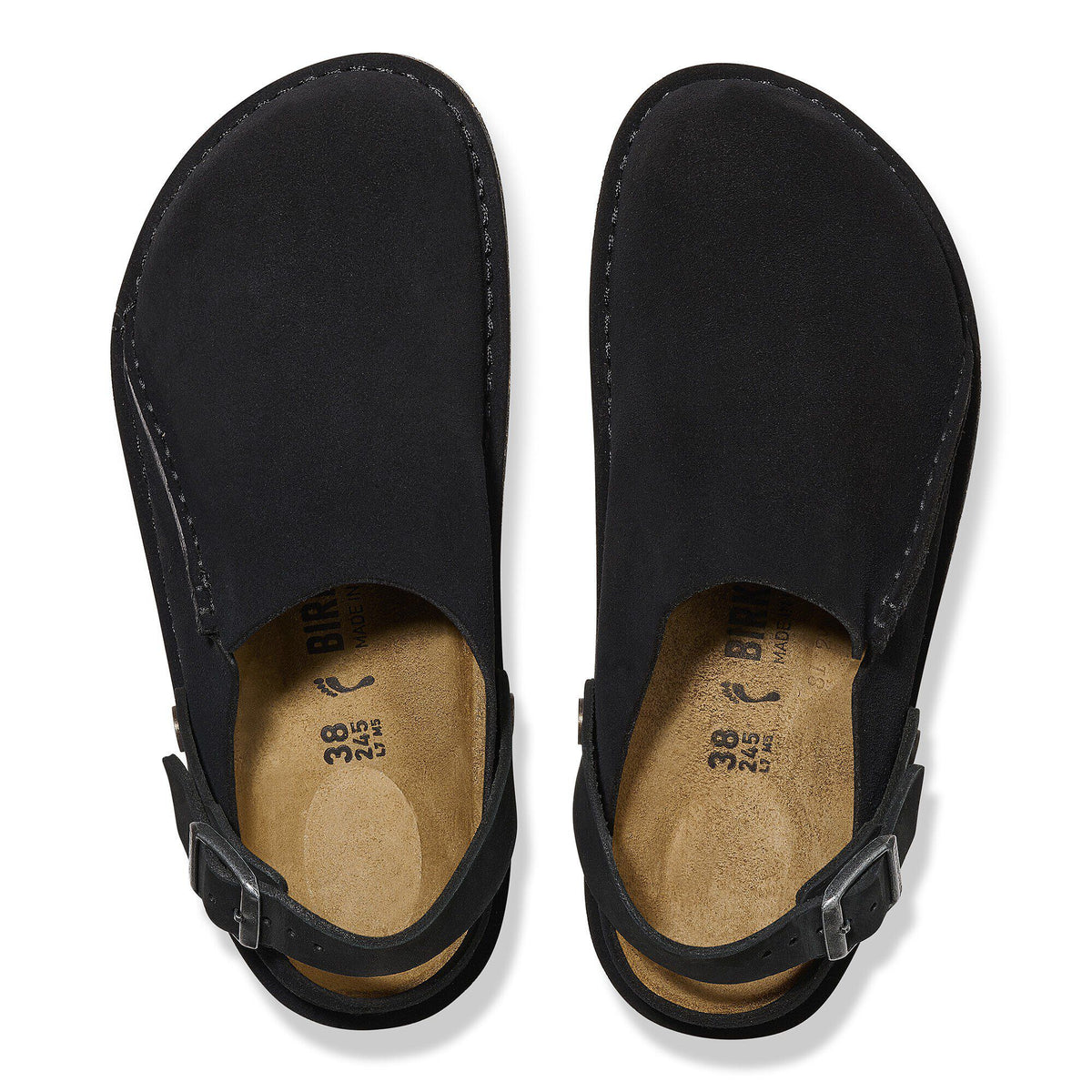 Lutry Premium Suede Suede Leather in Color Black | Birkenstock