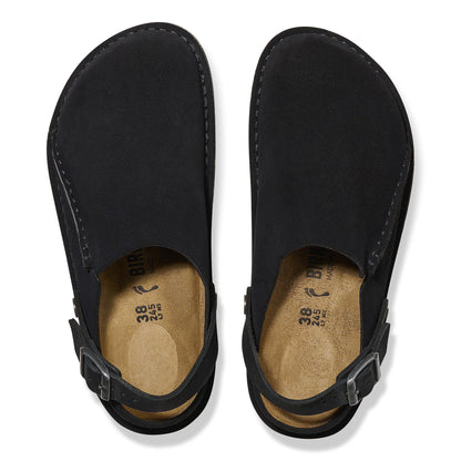 Lutry Premium Suede Suede Leather in Color Black | Birkenstock