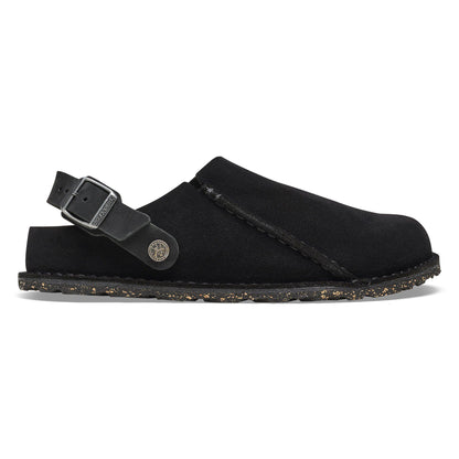 Lutry Premium Suede Suede Leather in Color Black | Birkenstock