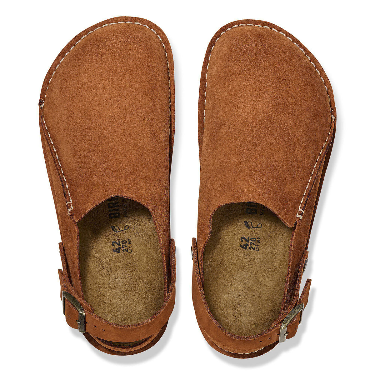 Lutry Premium Suede Suede Leather in Color Mink | Birkenstock