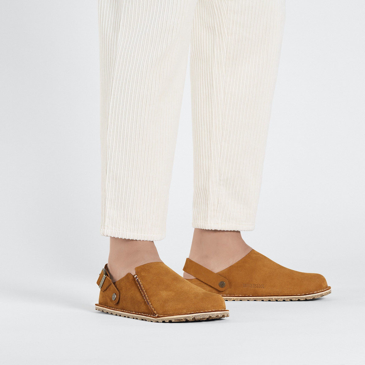 Lutry Premium Suede Suede Leather in Color Mink | Birkenstock