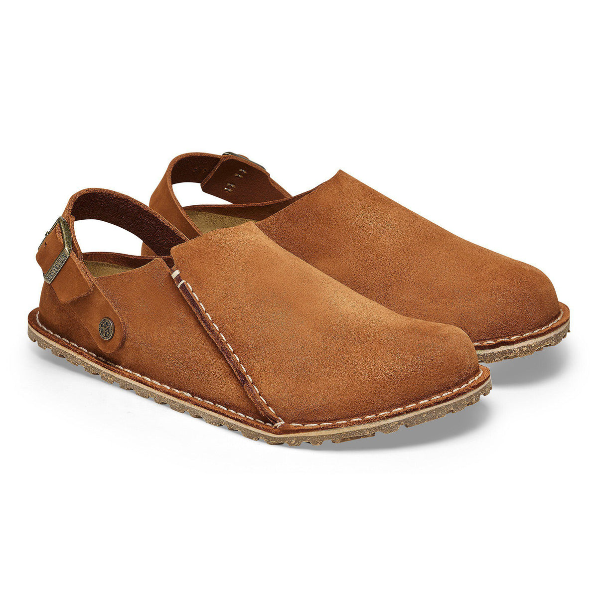 Lutry Premium Suede Suede Leather in Color Mink | Birkenstock