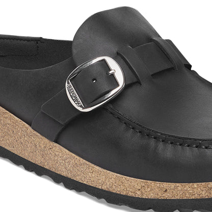 Buckley Oiled Leather in Color Black | Birkenstock