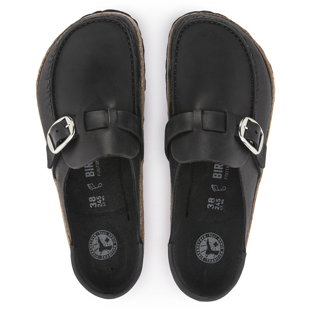 Buckley Oiled Leather in Color Black | Birkenstock
