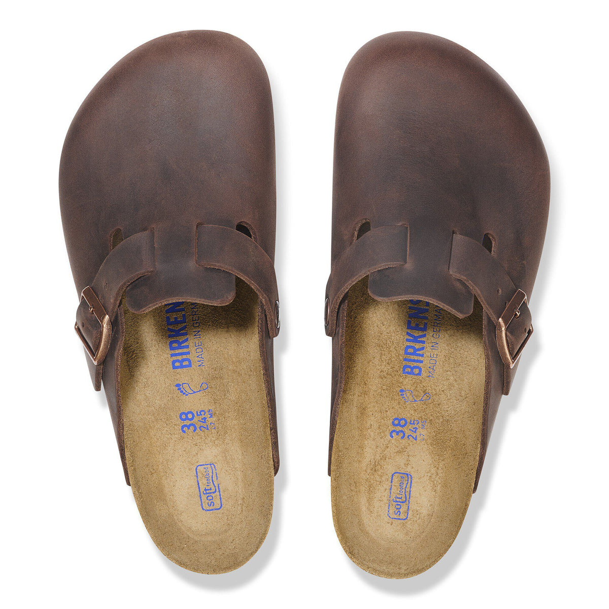 Boston Soft Footbed Oiled Leather in Color Habana | Birkenstock