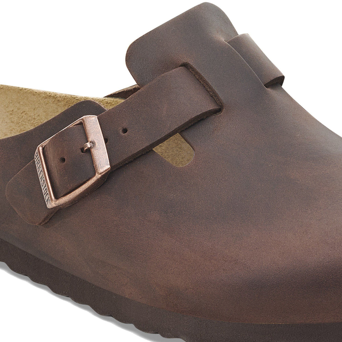 Boston Soft Footbed Oiled Leather in Color Habana | Birkenstock