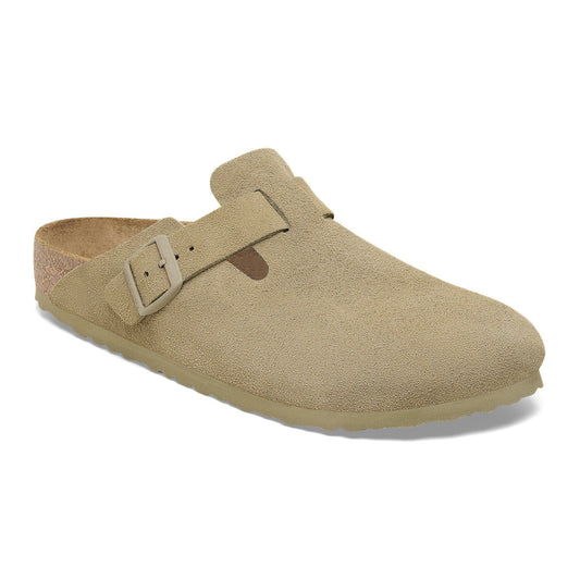 Boston Suede Leather in Color Faded Khaki | Birkenstock