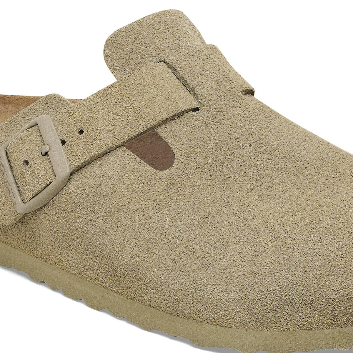 Boston Suede Leather in Color Faded Khaki | Birkenstock