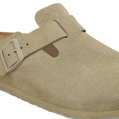 Boston Suede Leather in Color Faded Khaki | Birkenstock