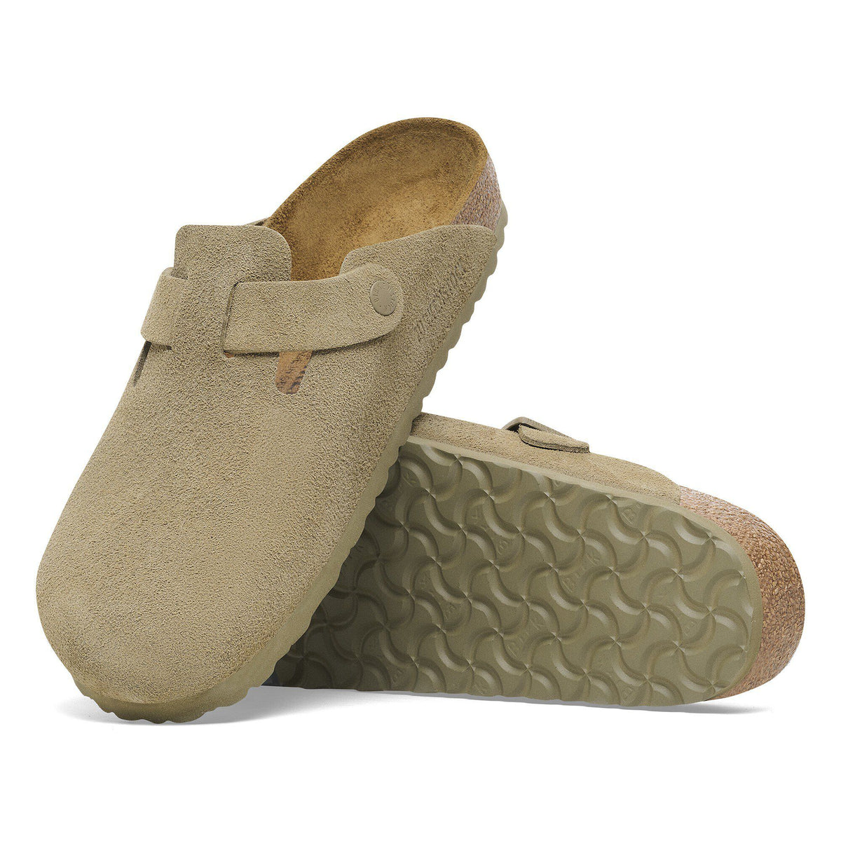 Boston Suede Leather in Color Faded Khaki | Birkenstock