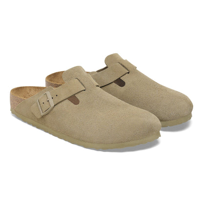 Boston Suede Leather in Color Faded Khaki | Birkenstock