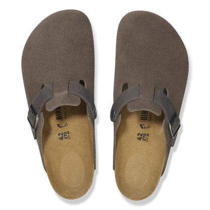 Boston Mixed Leather in Color Concrete Gray | Birkenstock