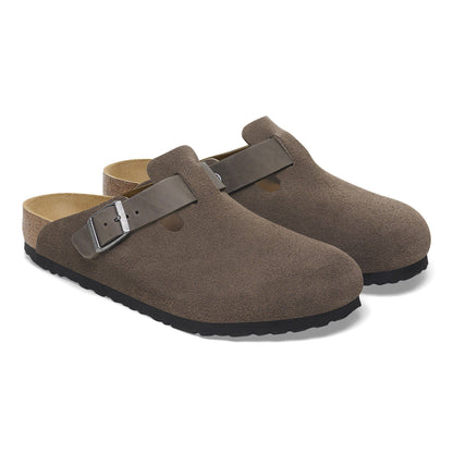 Boston Mixed Leather in Color Concrete Gray | Birkenstock