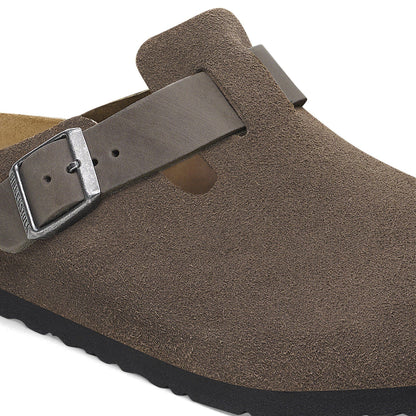 Boston Mixed Leather in Color Concrete Gray | Birkenstock