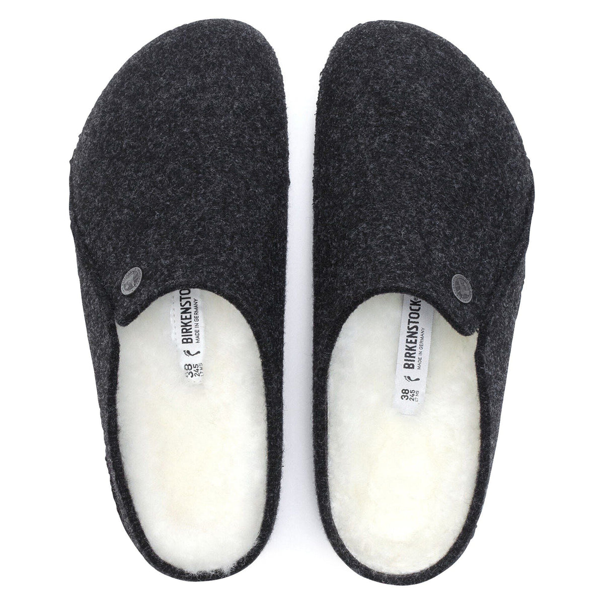 Zermatt Shearling Felt in Color Anthracite | Birkenstock