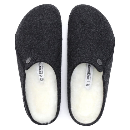 Zermatt Shearling Felt in Color Anthracite | Birkenstock