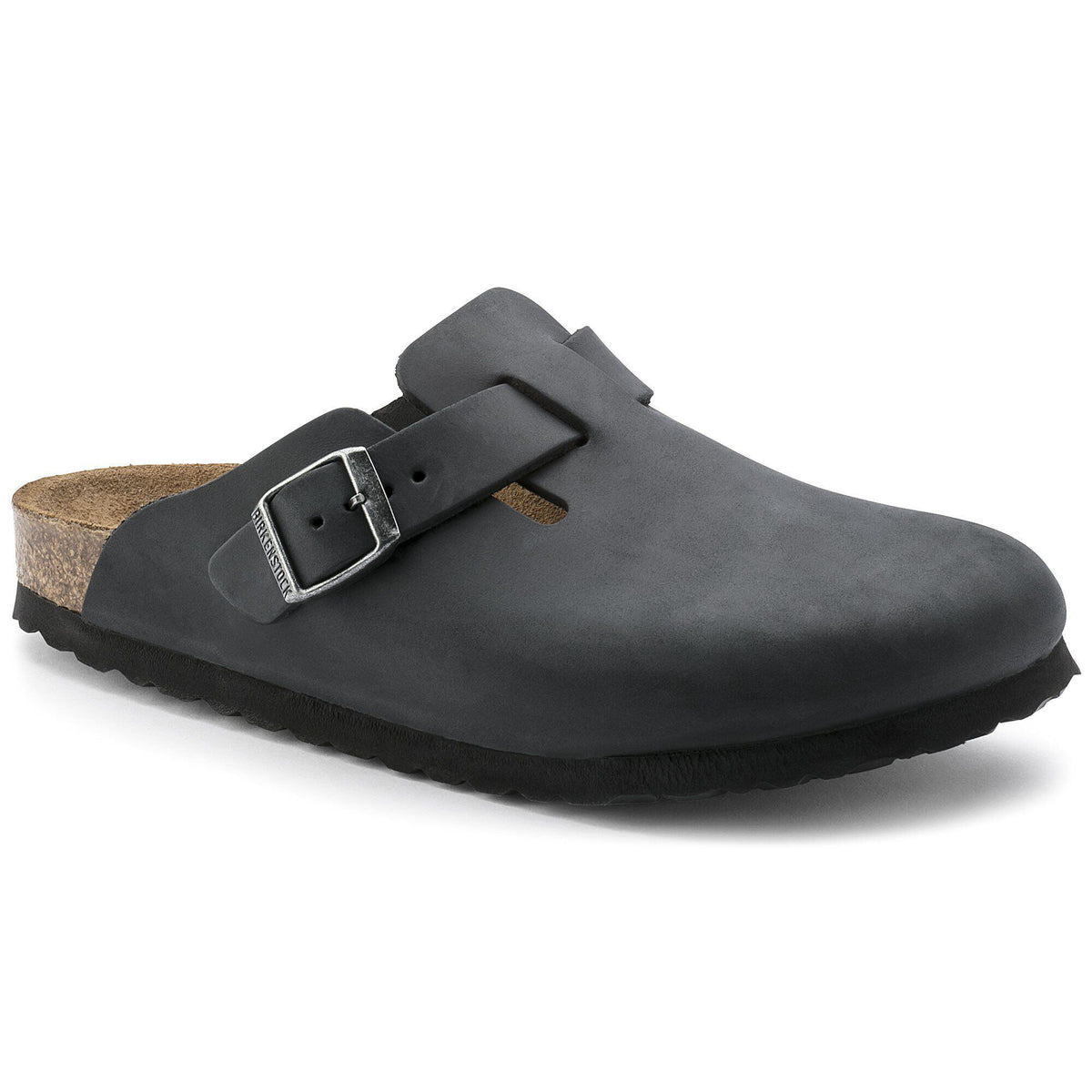 Boston Oiled Leather in Color Black | Birkenstock