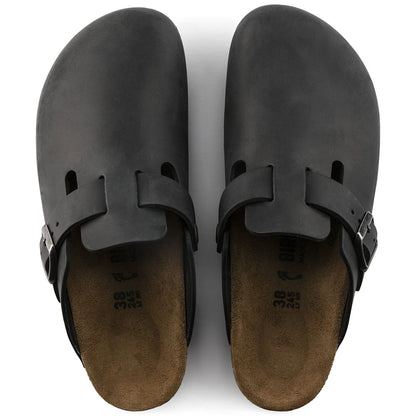 Boston Oiled Leather in Color Black | Birkenstock