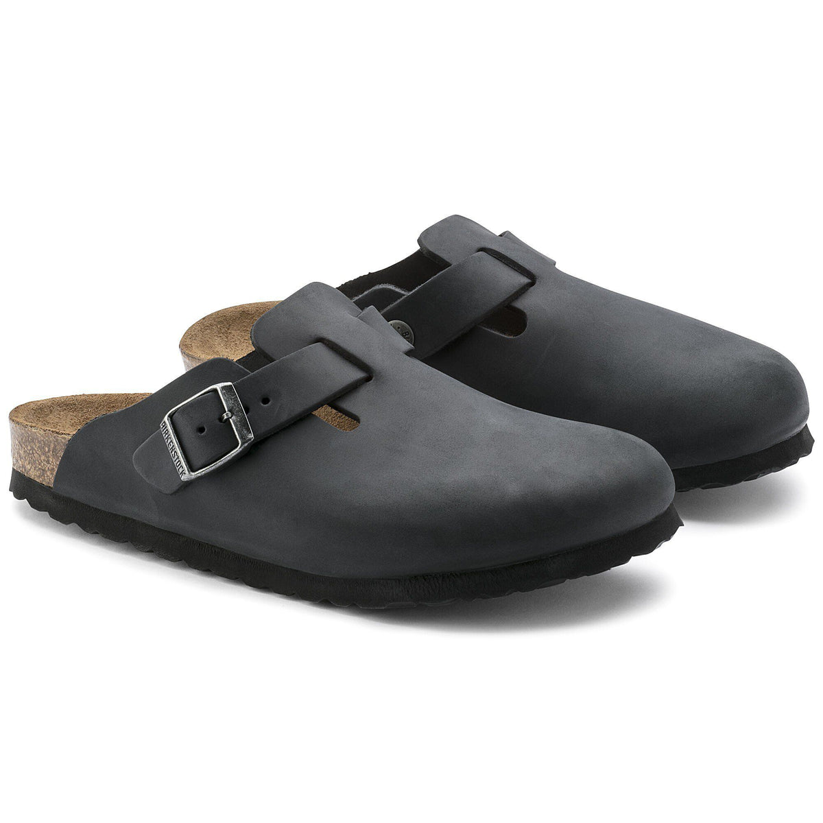 Boston Oiled Leather in Color Black | Birkenstock