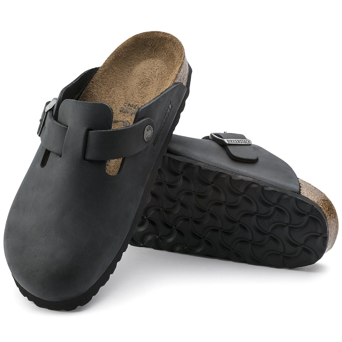 Boston Oiled Leather in Color Black | Birkenstock