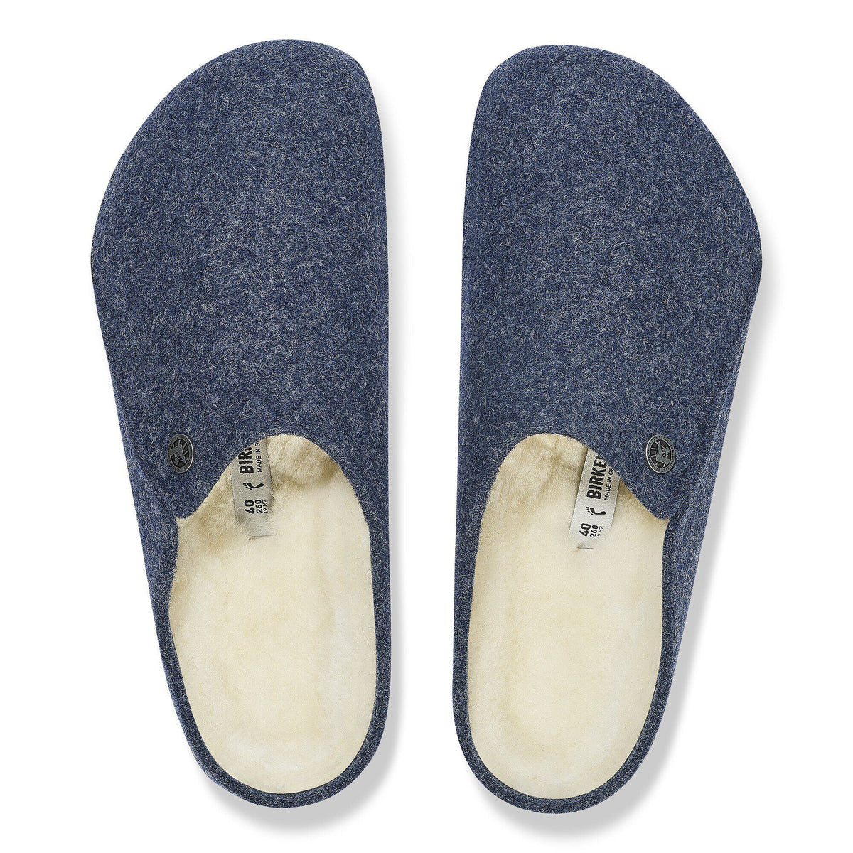 Zermatt Shearling Felt in Color Dark Blue | Birkenstock