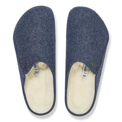 Zermatt Shearling Felt in Color Dark Blue | Birkenstock