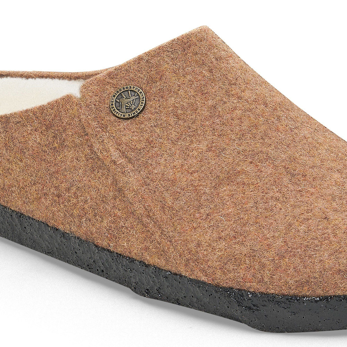 Zermatt Shearling Felt in Color Toffee Melange | Birkenstock