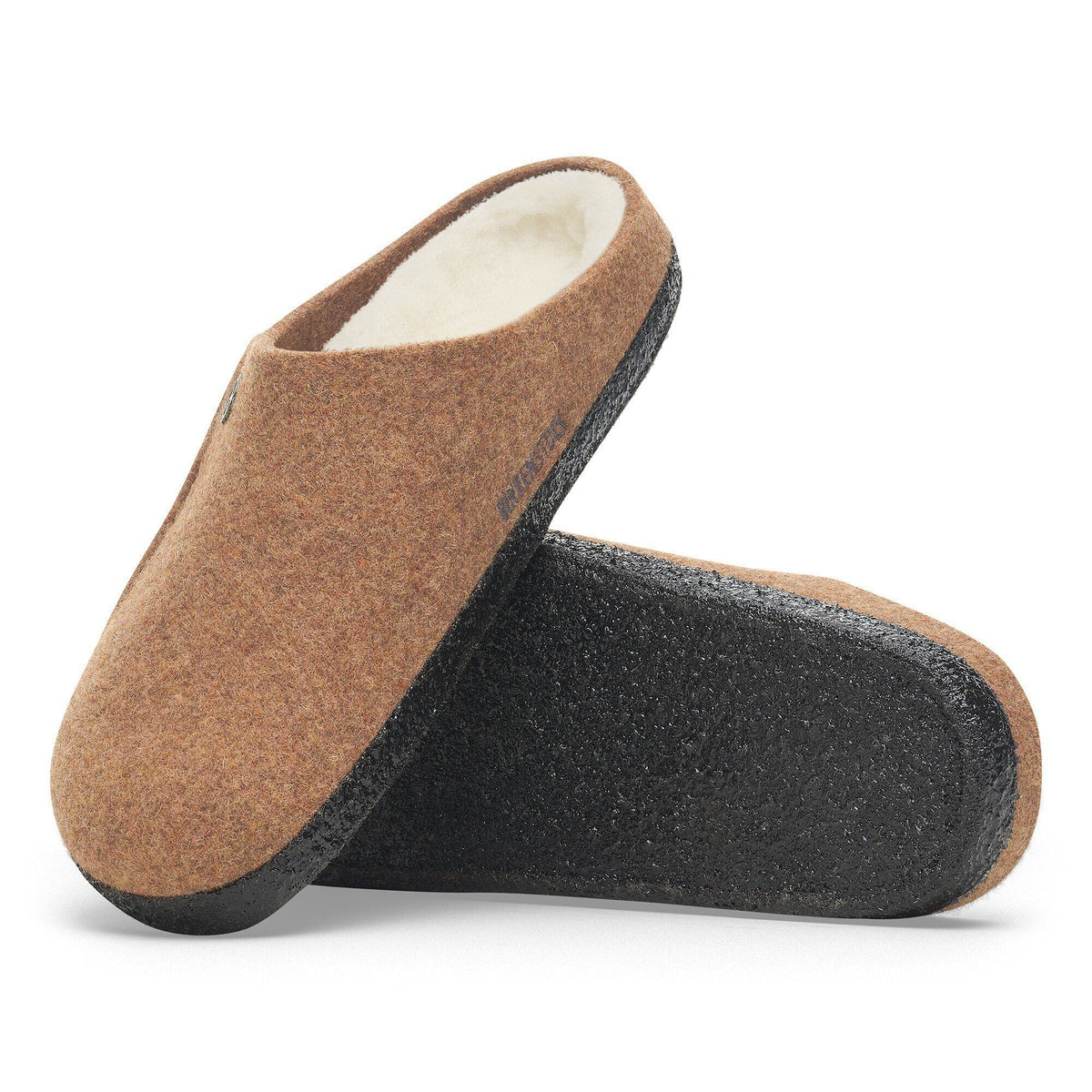 Zermatt Shearling Felt in Color Toffee Melange | Birkenstock