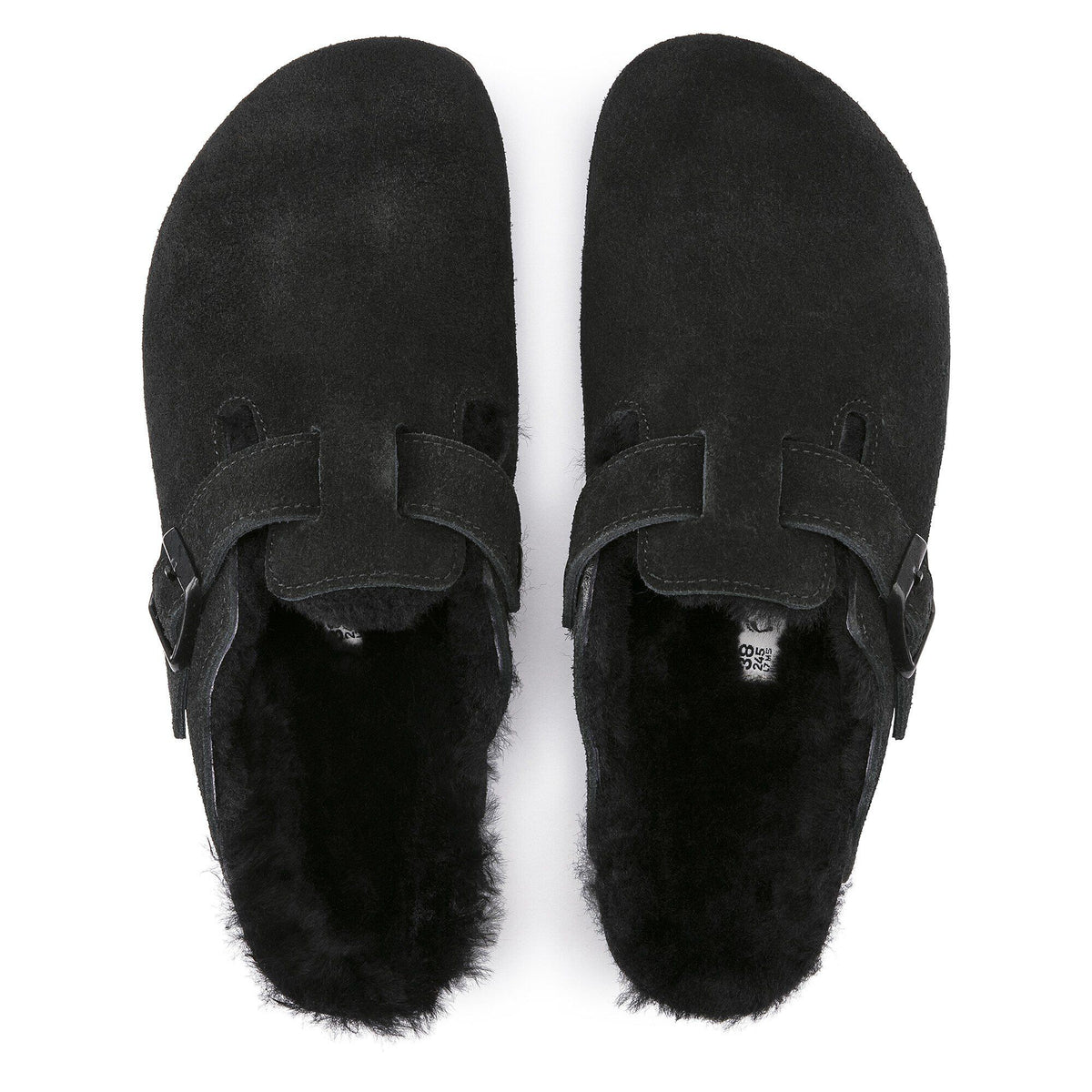 Boston Shearling Suede Leather in Color Black | Birkenstock