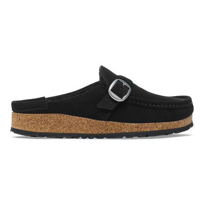 Buckley Shearling Suede Leather in Color Black | Birkenstock