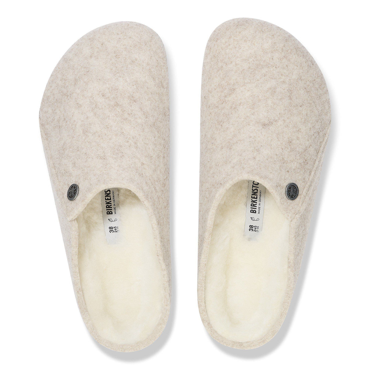 Zermatt Shearling Felt in Color Eggnog | Birkenstock