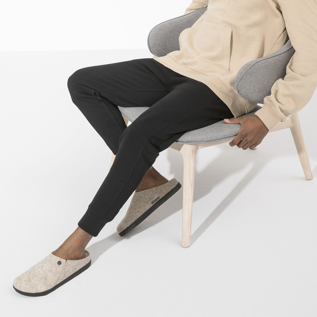 Zermatt Shearling Felt in Color Eggnog | Birkenstock