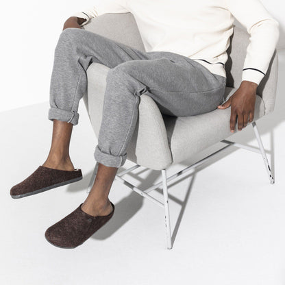 Zermatt Shearling Felt in Color Mocha | Birkenstock