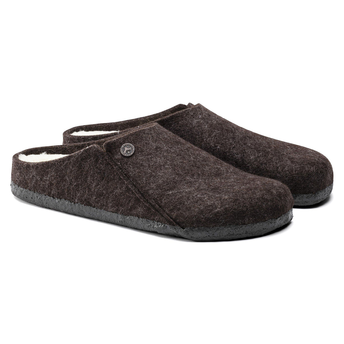 Zermatt Shearling Felt in Color Mocha | Birkenstock
